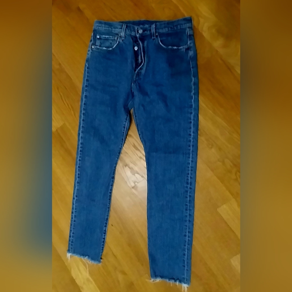Levi's Blue Straight Leg Women's Jeans - Picture 4 of 4